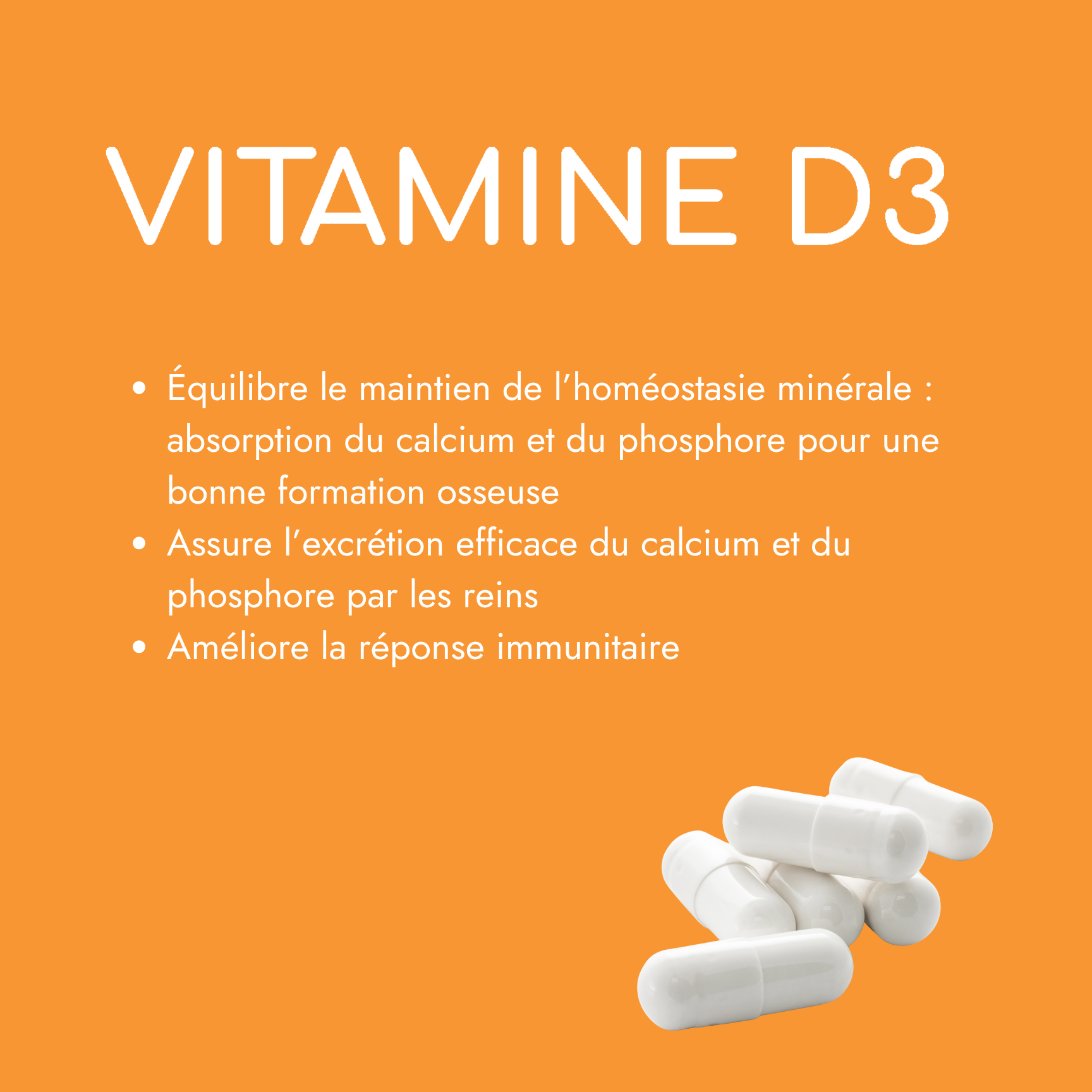 Vitamine D3 • L'essentiel de votre immunité